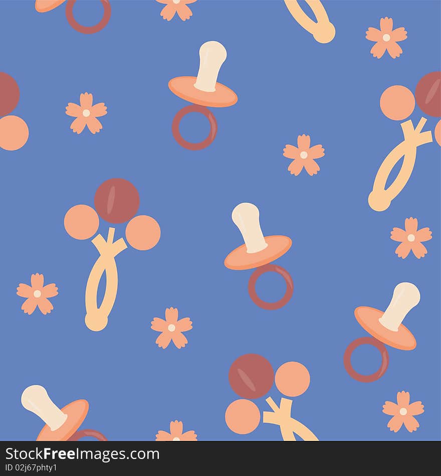 Seamless baby background