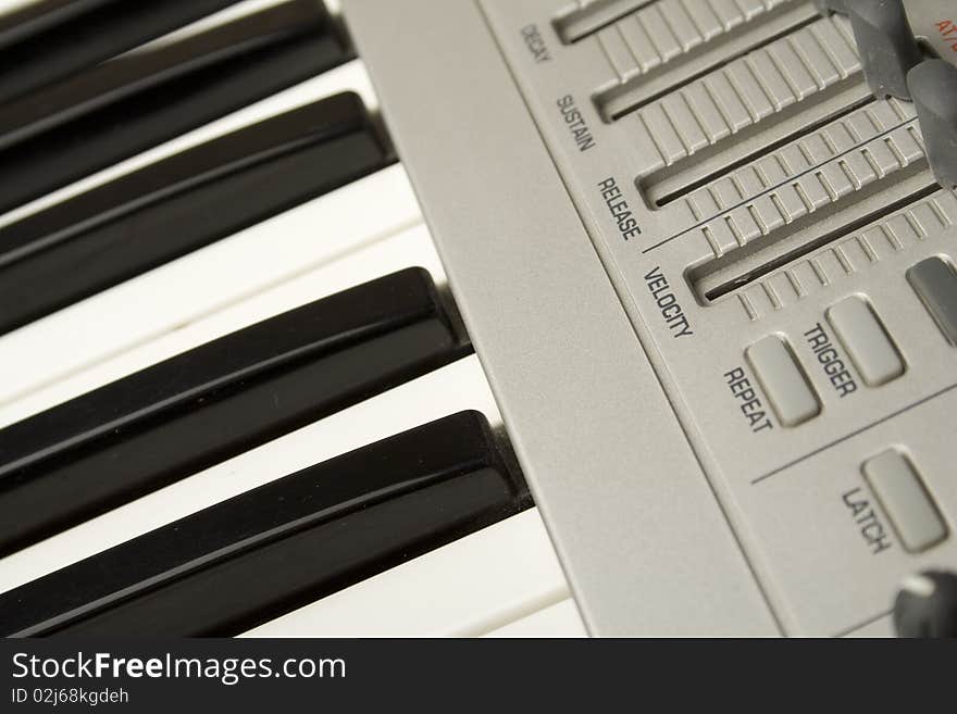 Profeesional keyboard for concert performances and recording. Profeesional keyboard for concert performances and recording