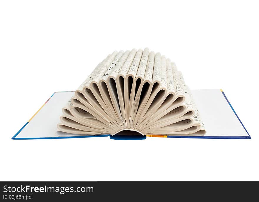 Book on a white background