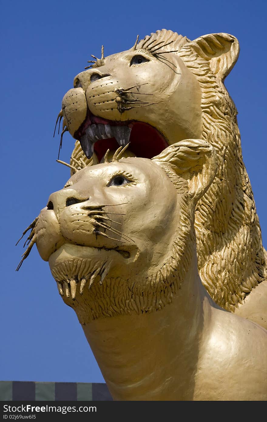 Sihanoukville Cambodia famous Lion Statue. Sihanoukville Cambodia famous Lion Statue