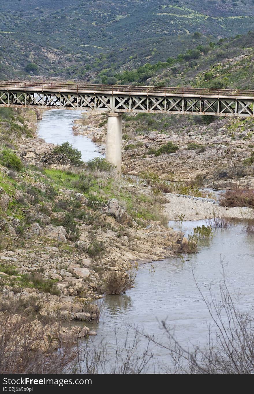 Bridge over river Vascão