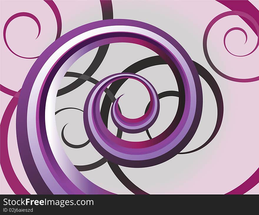 Background with spiral