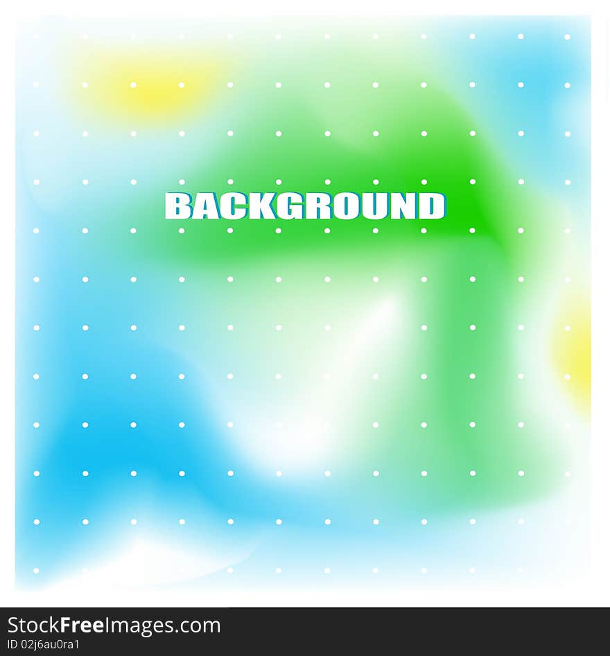 Illustration of colorful background  with dots