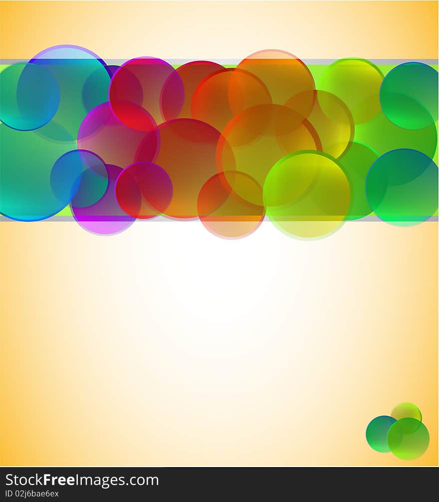 Abstract background with colored bubles. Abstract background with colored bubles