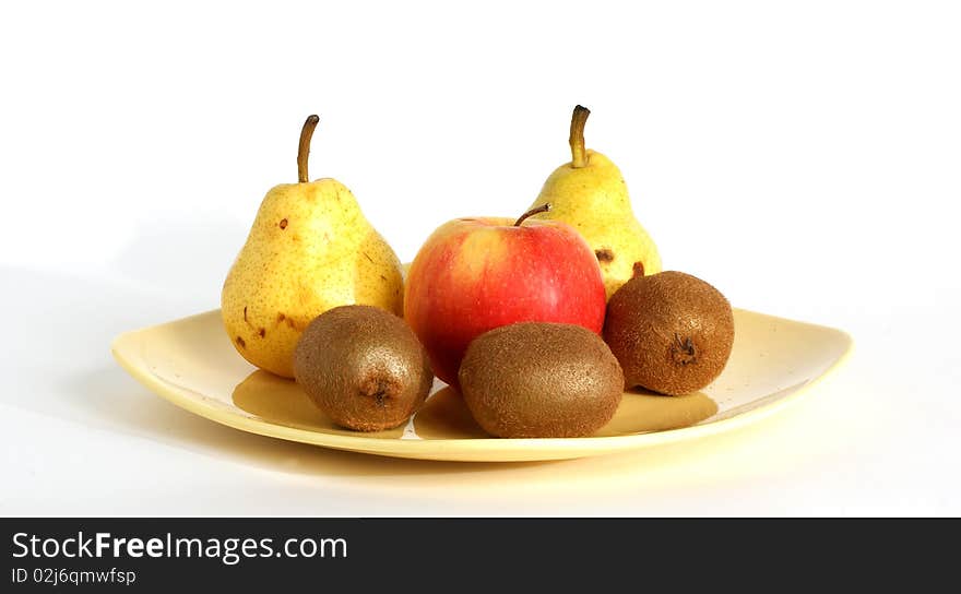 Still Life With Fruits On A Saucer