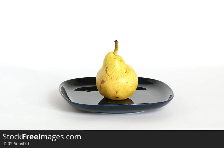 Still life with fruits on a saucer