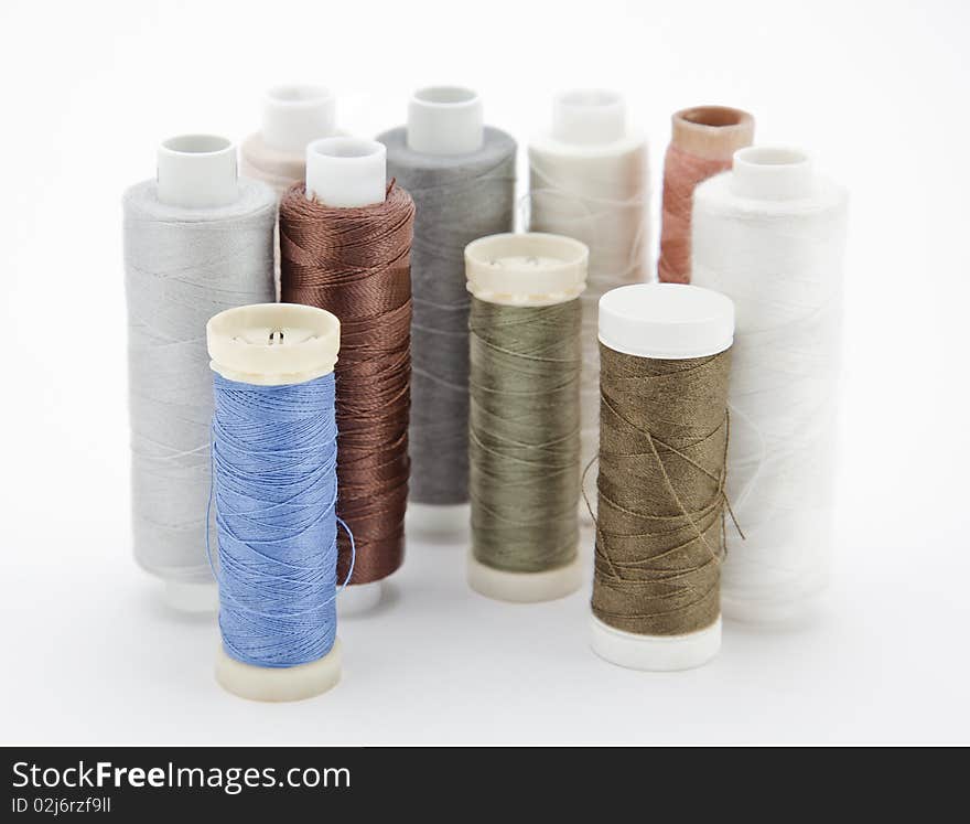 Spools of thread