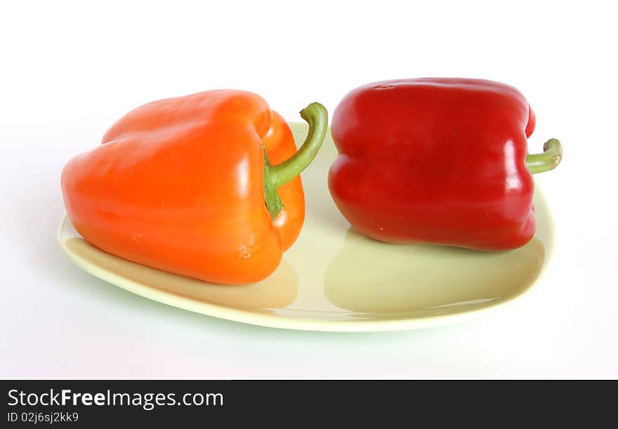 Large fresh bell pepper