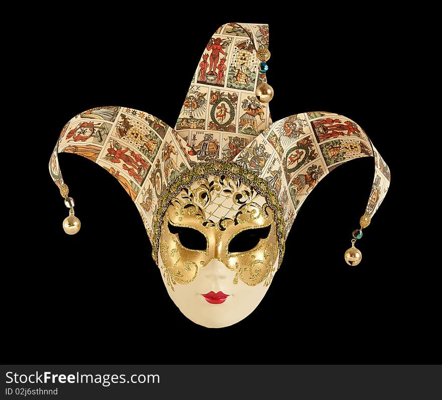 Traditional carnival Venice (Italy) mask