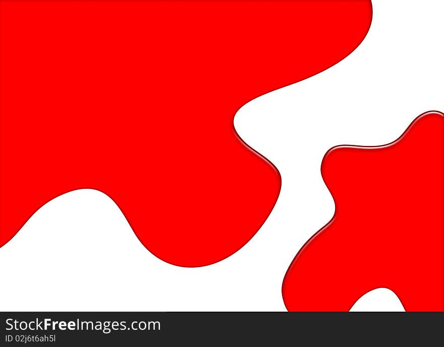 Illustartion of a red ink spot background. Illustartion of a red ink spot background