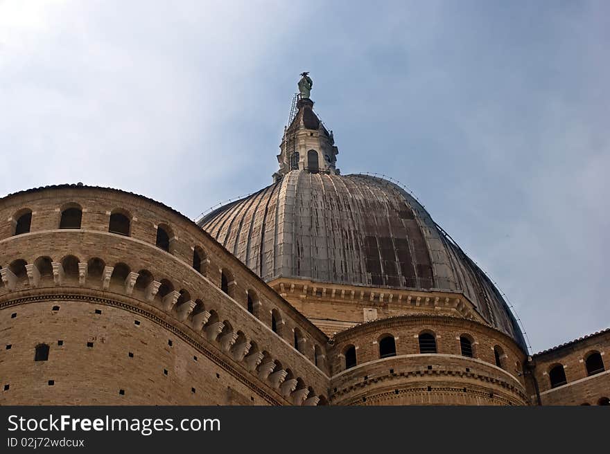 Dome of loreto from famous church