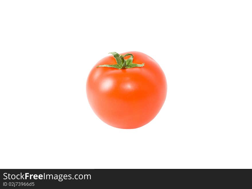 Tomato isolated on white background