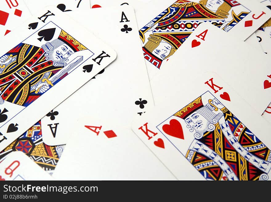 Poker card background