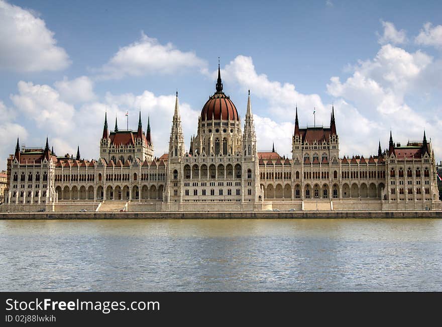 Hungarian parliament building in budapest, hungary