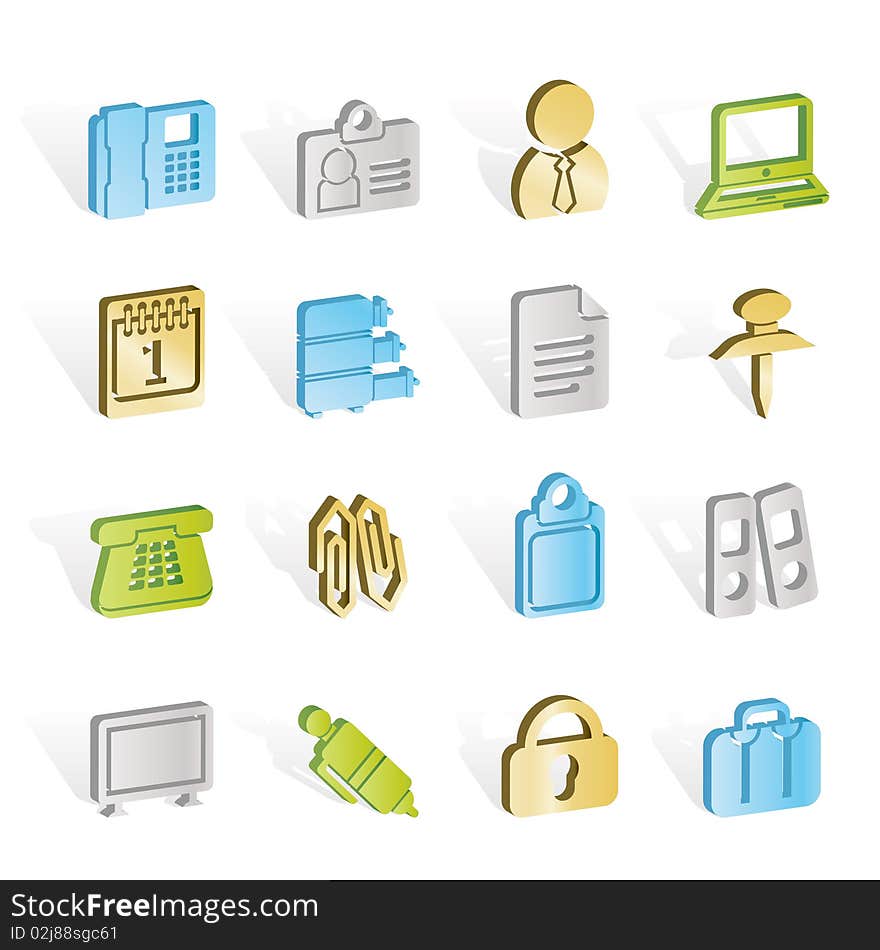 Business And Office Icons