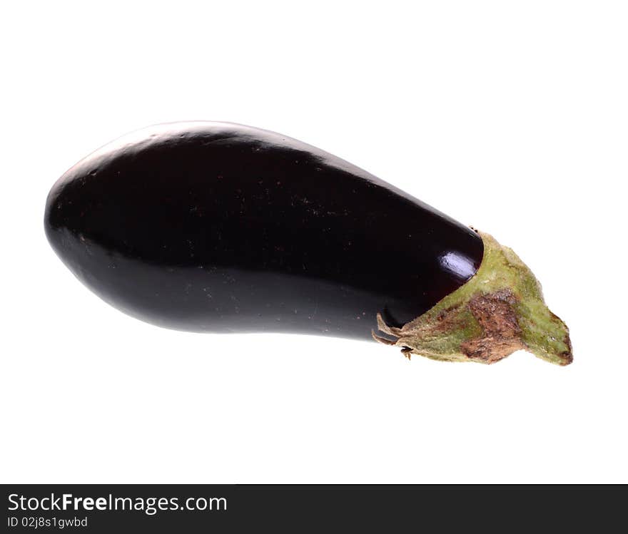 Eggplant. Isolated on a white background