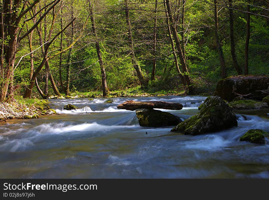 Stream in the mountains