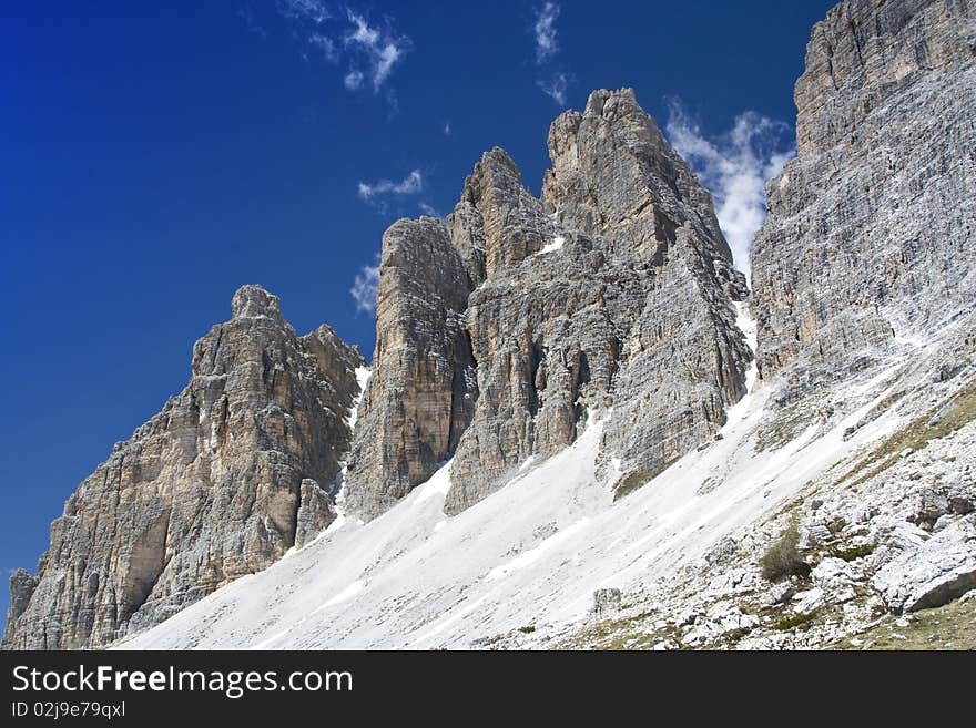 Hiking in the alps