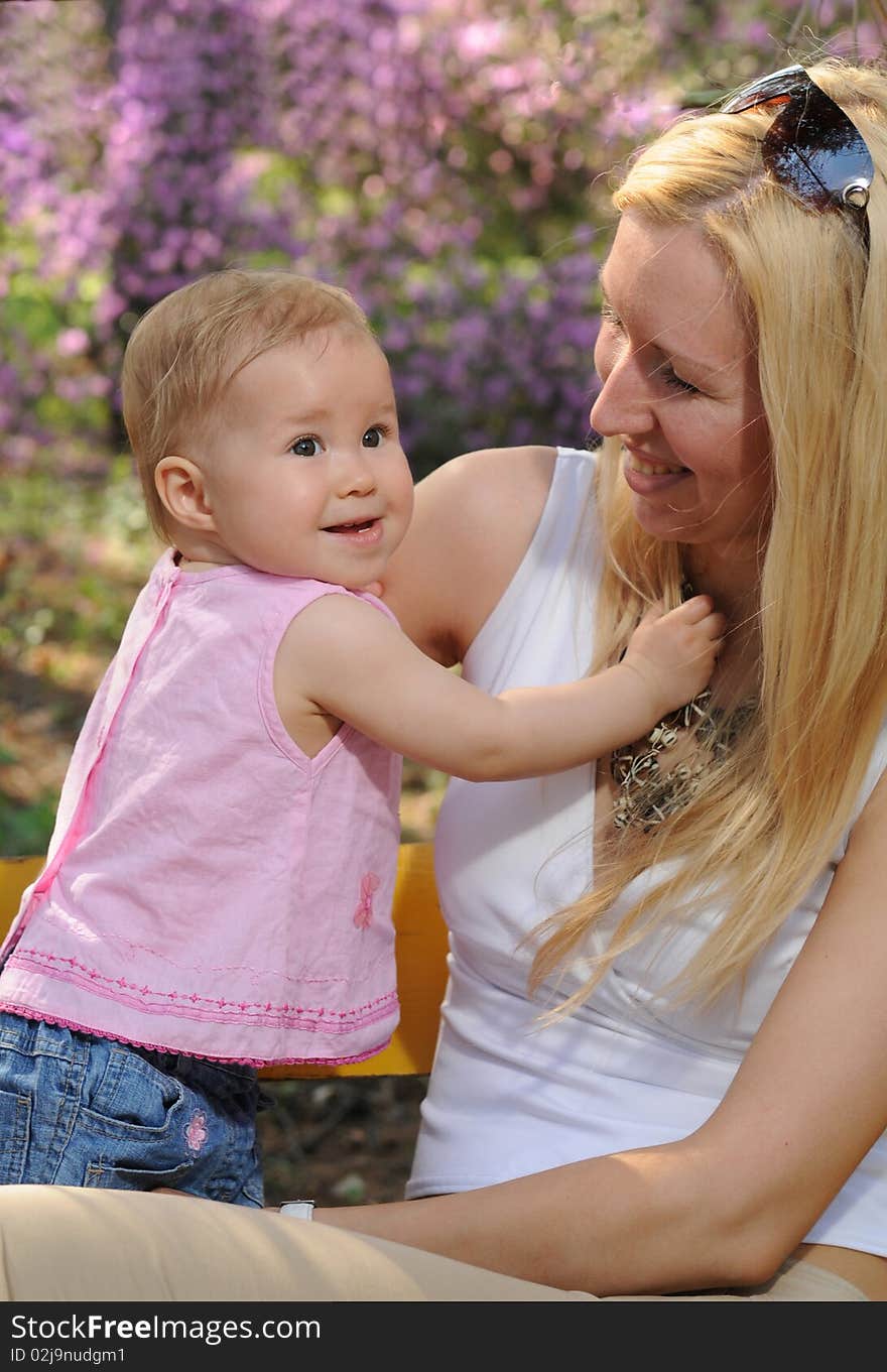 The Little Girl With Mum