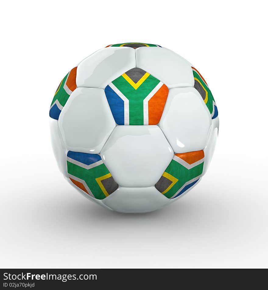 3D football world cup 2010 ball. 3D football world cup 2010 ball