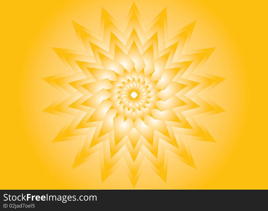 Abstract background with ornament with star-shaped figures