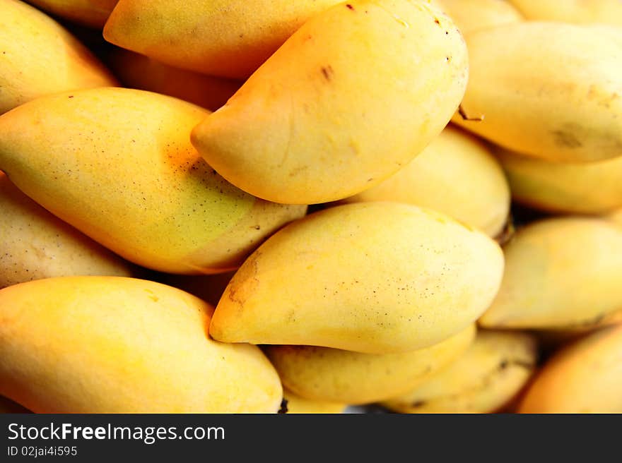 Yellow mangoes