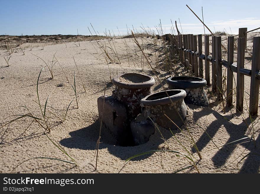 Fence On The Sand