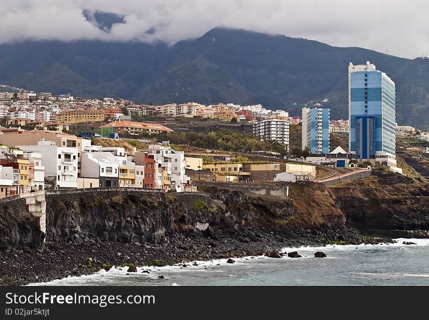 Tenerife coast landscape Canaries islands