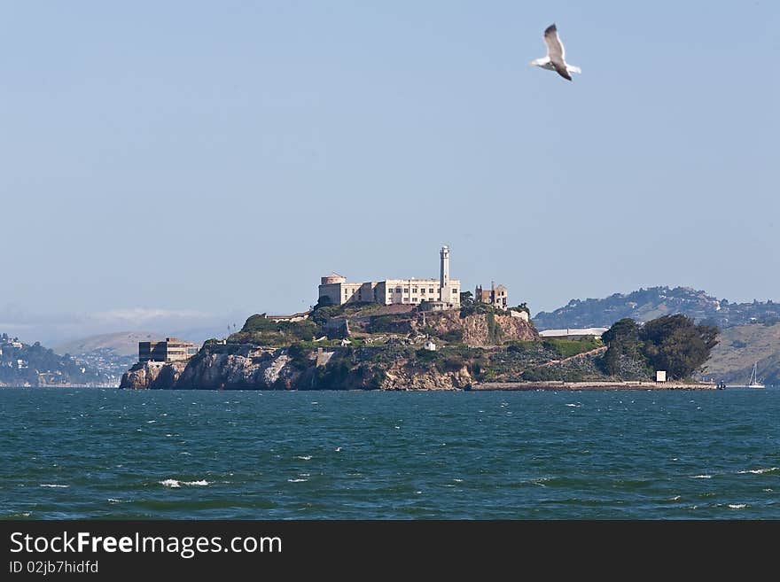 View of Alcartaz Island, San Francisco