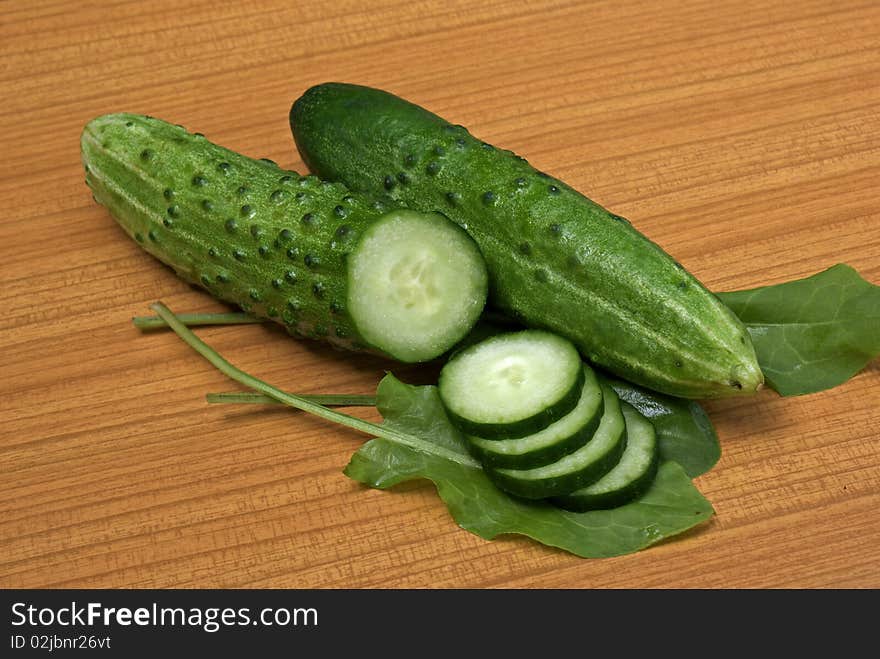 Green cucumber