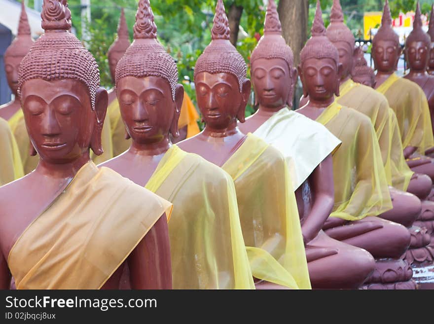 Budda thai in temple,art of budda thai