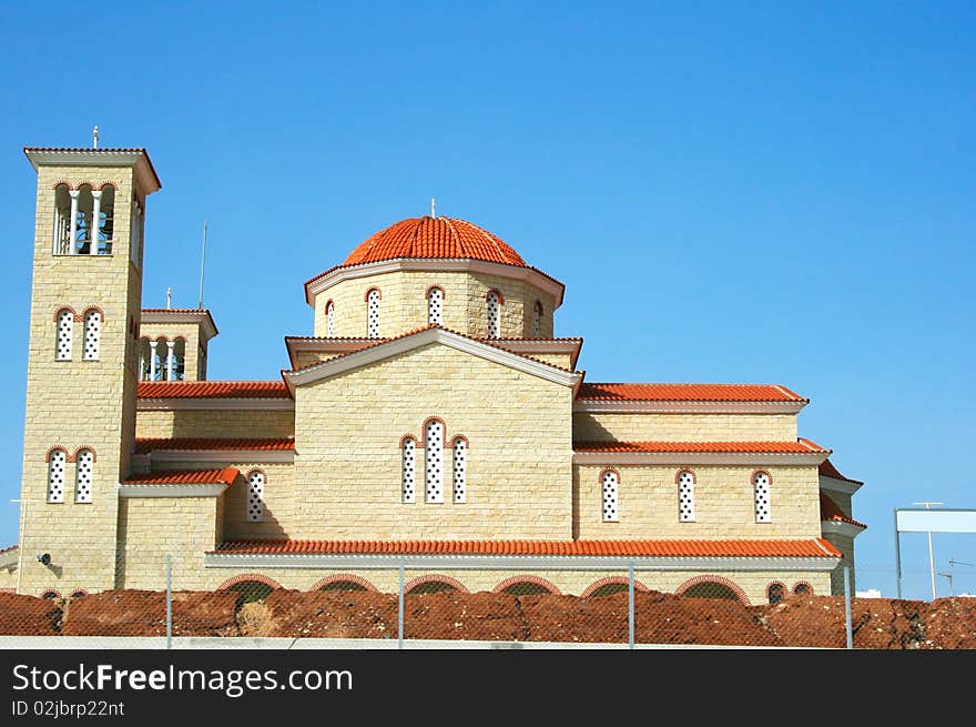 Beautiful church in Limassol, Cyprus.