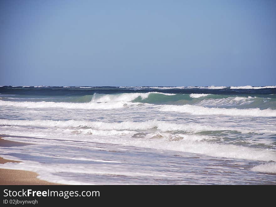 Beach waves