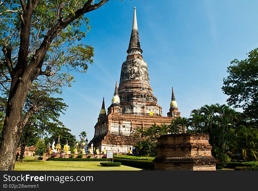 Ancient temple in Ayutthaya.