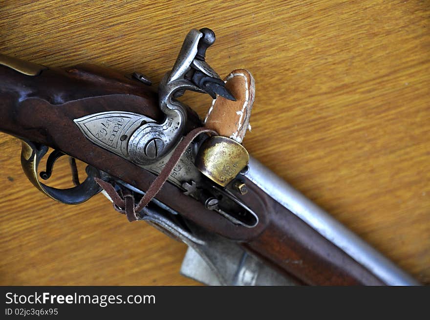 Flintlock Rifle With