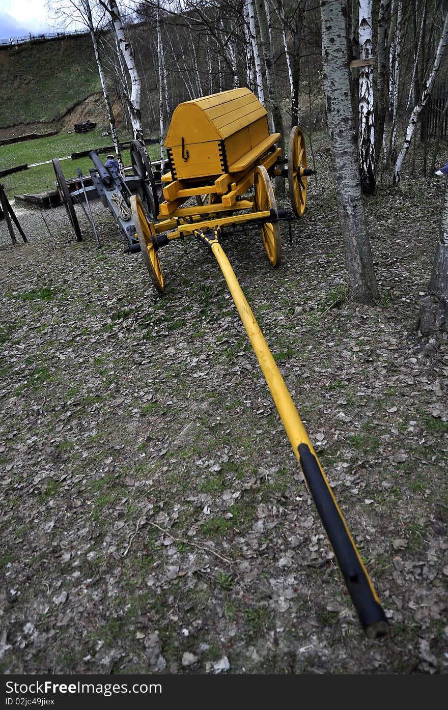 Old antique wagon