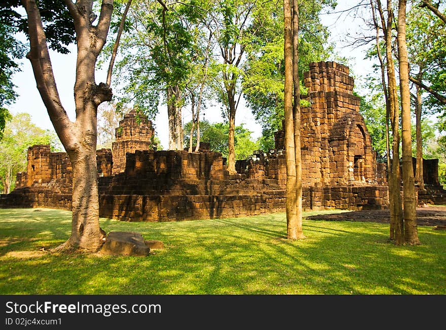 Khmer stone castles