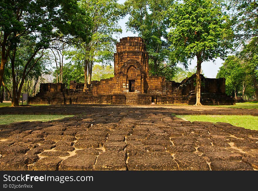 Khmer stone castles