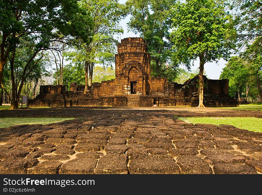 Khmer stone castles