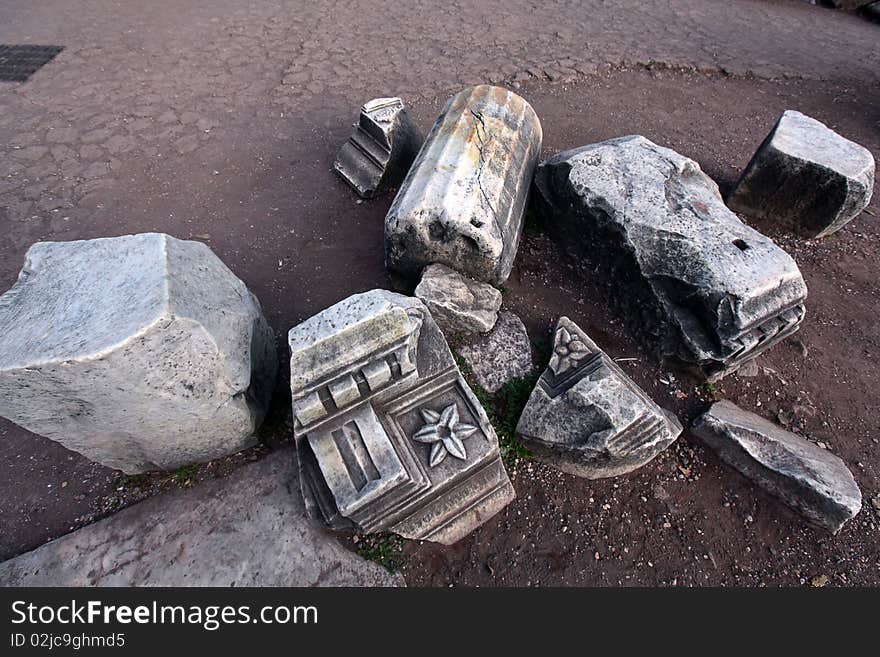 Ruins in Palantine hill