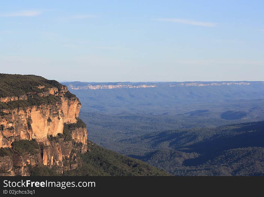 Australia beautiful blue landscape mountains nature sydney travel green trees. Australia beautiful blue landscape mountains nature sydney travel green trees