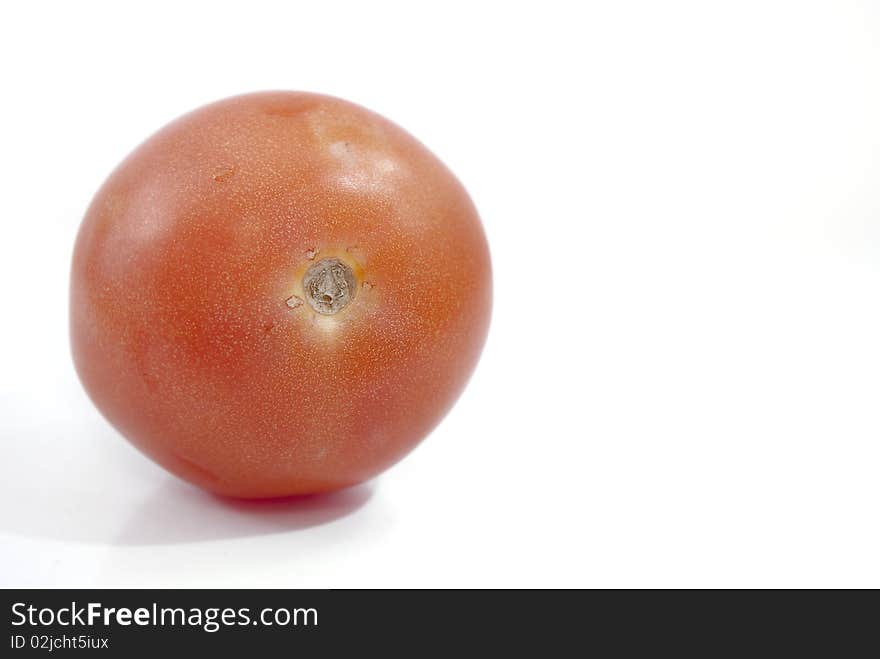 Isolated Fresh Tomato on white background