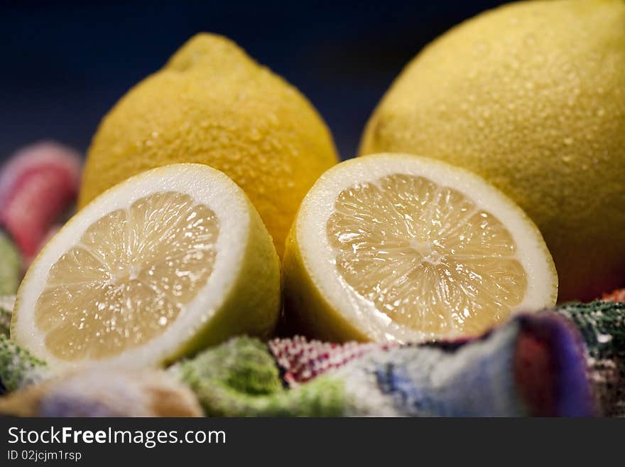 Lemons on the table