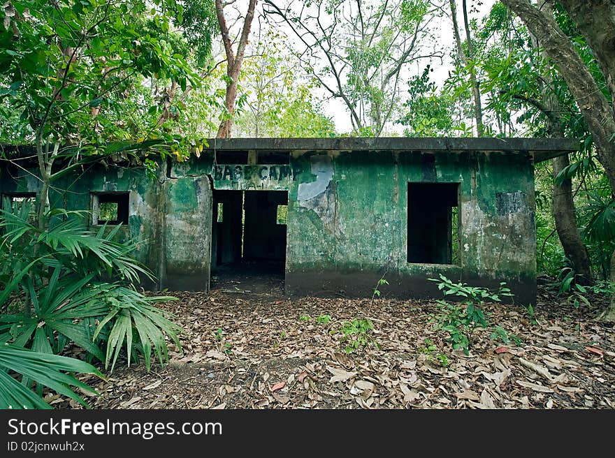 American Military Base In Canal Zone In Panama