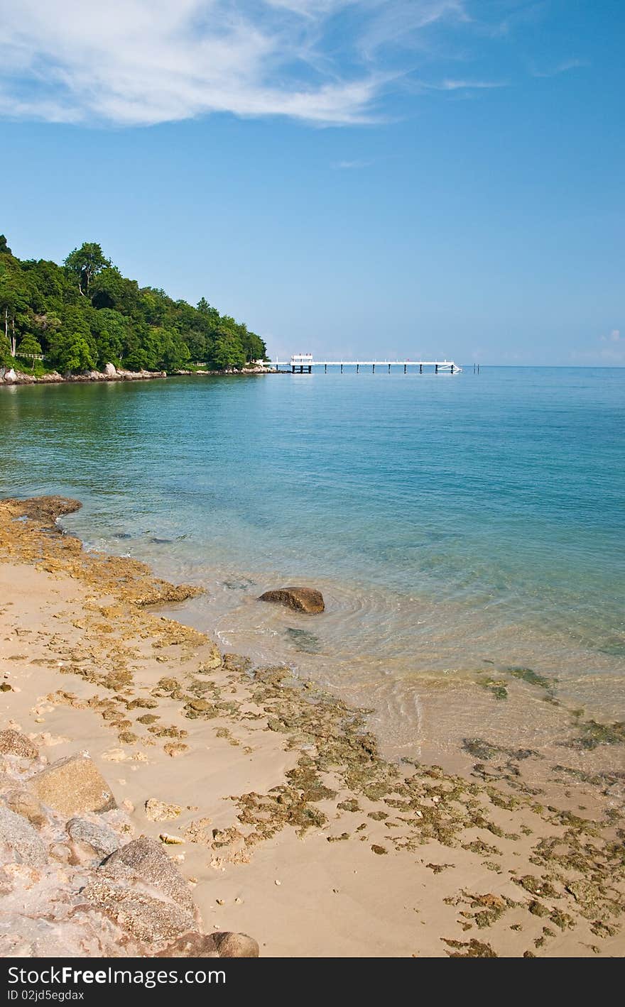 Tropical paradise beach in Phuket, Thailand.