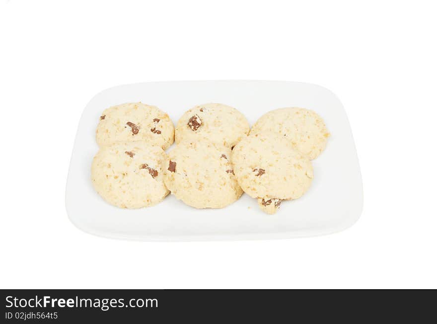 Cookies on a plate