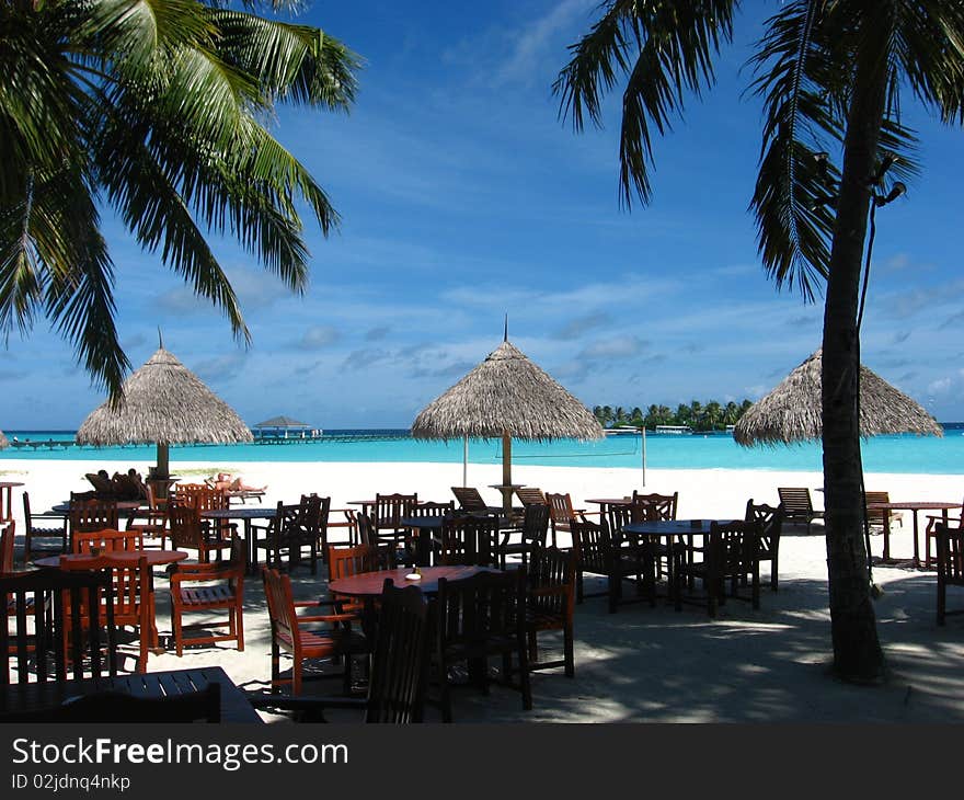 Beach restaurant on the island where you can forget about everything. Beach restaurant on the island where you can forget about everything.