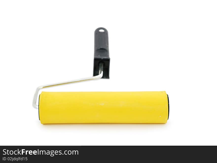 Yellow rubber roller