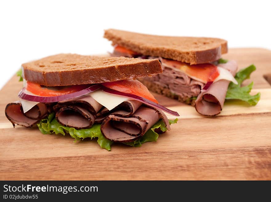 Roast beef sandwich