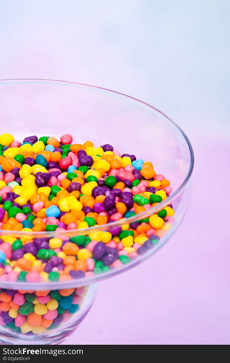 Margarita Glass Filled With Candy